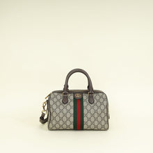 Gucci Bicolor GG Supreme Ophidia Small Top Handle Bag