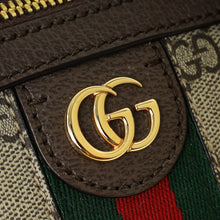 Gucci Bicolor GG Supreme Ophidia Small Top Handle Bag