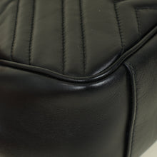 Gucci Black GG Marmont Top Handle Small Bag