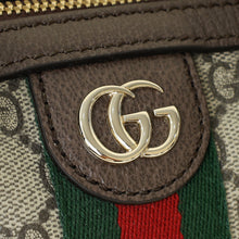 Gucci Bicolor GG Monogram Ophidia Medim Boston Bag