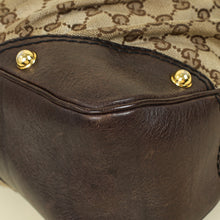 Gucci Bicolor GG Medium Jockey Hobo Bag