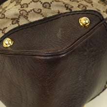 Gucci Bicolor GG Medium Jockey Hobo Bag