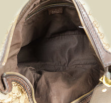 Gucci Bicolor GG Medium Jockey Hobo Bag