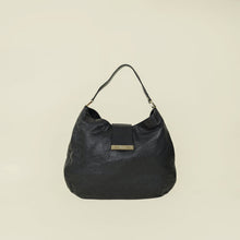 Gucci Black GG Guccissima Ladies Hobo Bag