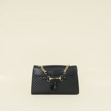 Gucci Black Microguccissima Emily Medium Bag