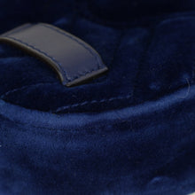 Gucci Navy Blue GG Marmont Velvet Belt Bag