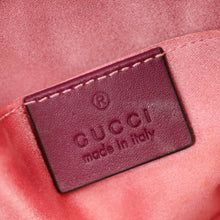 Gucci Violet Velvet GG Marmont Mini Belt Bag