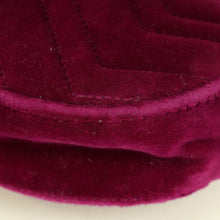 Gucci Violet Velvet GG Marmont Mini Belt Bag