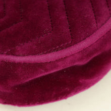 Gucci Violet Velvet GG Marmont Mini Belt Bag