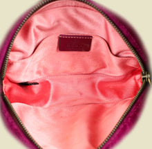Gucci Violet Velvet GG Marmont Mini Belt Bag