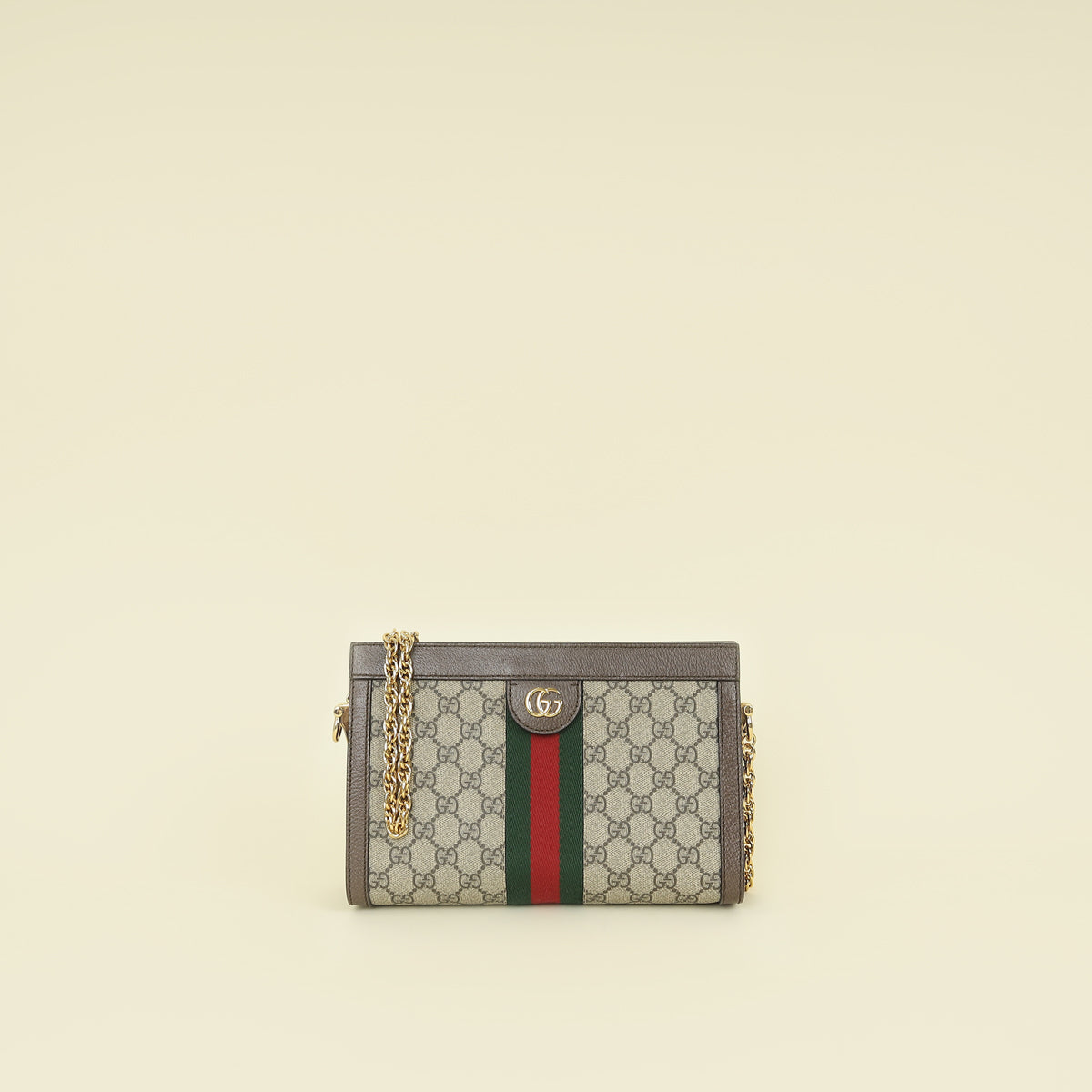 Gucci Ebony GG Supreme Ophidia Small Shoulder Bag