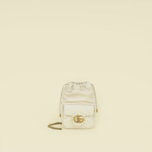 Gucci Ivory GG Marmont Mini Bucket Bag