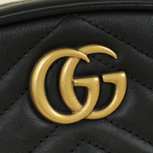 Gucci Black GG Marmont Mini Belt Bag
