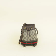 Gucci Bicolor GG Supreme Ophidia Mini Bucket Bag