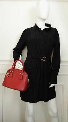 Gucci Red GG Charm Dome Mini Bag