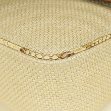 Gucci Beige Natural GG Marmont Raffia Python Medium Shoulder Bag