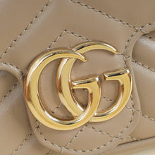 Gucci Taupe GG Marmont Mini Shoulder Bag