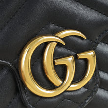 Gucci Black GG Marmont Wallet on Chain