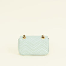 Gucci Pastel Green GG Marmont Small Shoulder Bag