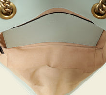 Gucci Pastel Green GG Marmont Small Shoulder Bag