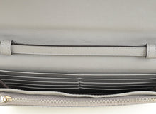 Gucci Grey GG Micro Guccissima Strap Wallet
