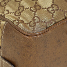 Gucci Metallic Bronze GG Lurex Heart Lock Boston Bag