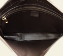 Gucci Beige GG Python Web Wristlet Zip Pouch Bag