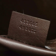 Gucci Beige GG Python Web Wristlet Zip Pouch Bag