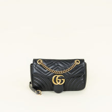 Gucci Black GG Marmont Matelasse Medium Shoulder Bag