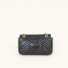 Gucci Black GG Marmont Matelasse Medium Shoulder Bag