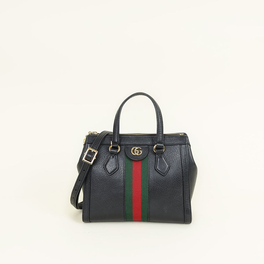Gucci Black Ophidia Small Tote Bag