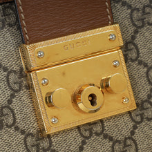 Gucci Bicolor GG Supreme Padlock Tote Small Bag