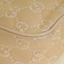 Gucci Beige GG Ophidia Denim Small Shoulder Bag