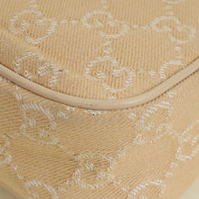 Gucci Beige GG Ophidia Denim Small Shoulder Bag