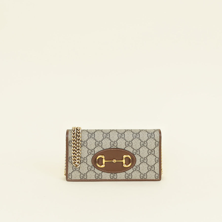 Gucci Bicolor Horsebit 1955 Wallet on Chain