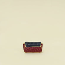 Gucci Tricolor GG Marmont Diagonal Striped Super Mini Bag