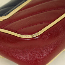 Gucci Tricolor GG Marmont Diagonal Striped Super Mini Bag