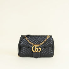 Gucci Black GG Marmont Large Shoulder Bag
