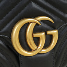 Gucci Black GG Marmont Large Shoulder Bag