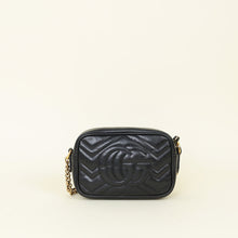 Gucci Black GG Marmont Mini Camera Bag