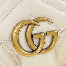 Gucci Cream Ivory GG Marmont Small Shoulder Bag