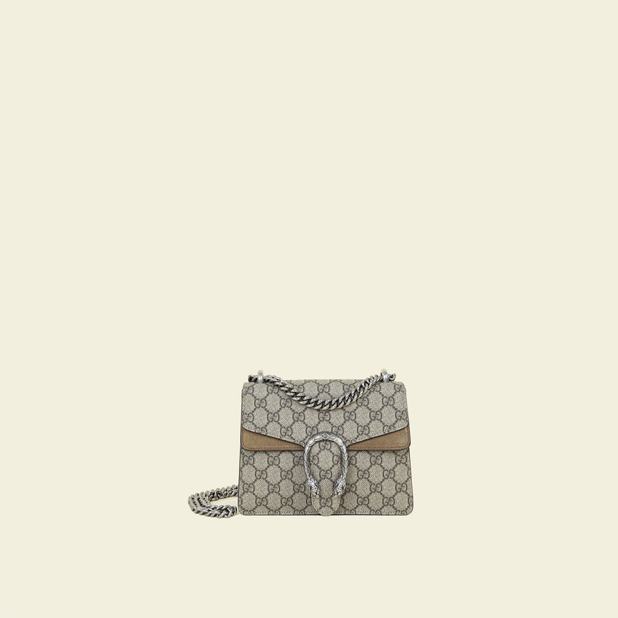Gucci Bicolor GG Supreme Dionysus Small Shoulder Bag