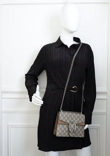 Gucci Bicolor GG Supreme Dionysus Small Shoulder Bag