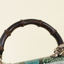 Gucci Multicolor Ltd. Ed. Beaded Tassel New Bamboo Top Handle Bag