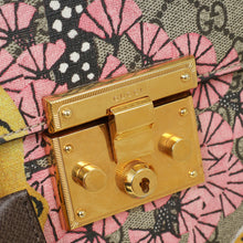 Gucci Multicolor GG Supreme Bengal Print Padlock Top Handle Bag