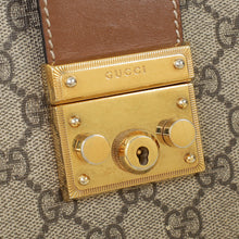 Gucci Bicolor GG Supreme Padlock Small Tote Bag