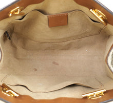Gucci Bicolor GG Supreme Padlock Small Tote Bag