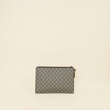 Gucci Bicolor GG Supreme Patchwork Zip Pouch