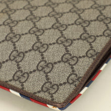 Gucci Bicolor GG Supreme Patchwork Zip Pouch