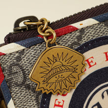 Gucci Bicolor GG Supreme Patchwork Zip Pouch
